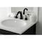 Kingston Brass KS2965CKL Widespread Bathroom Faucet with Brass Pop-Up, Oil Rubbed Bronze KS2965CKL - alternate 3
